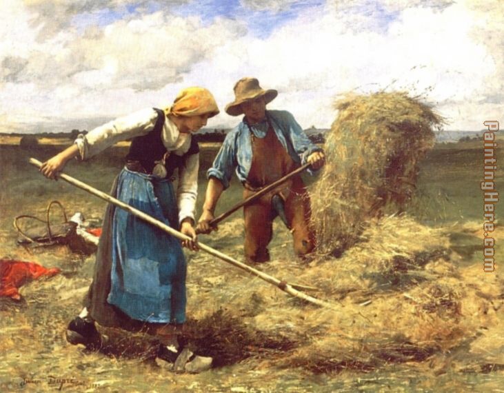 Julien Dupre The Wheatfield